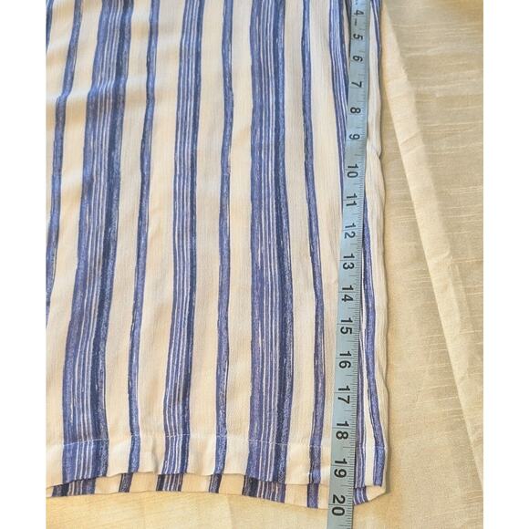 Chico's Gaucho Striped Jumpsuit Size 1.5 US 10 Medium Navy And White - Picture 4 of 8